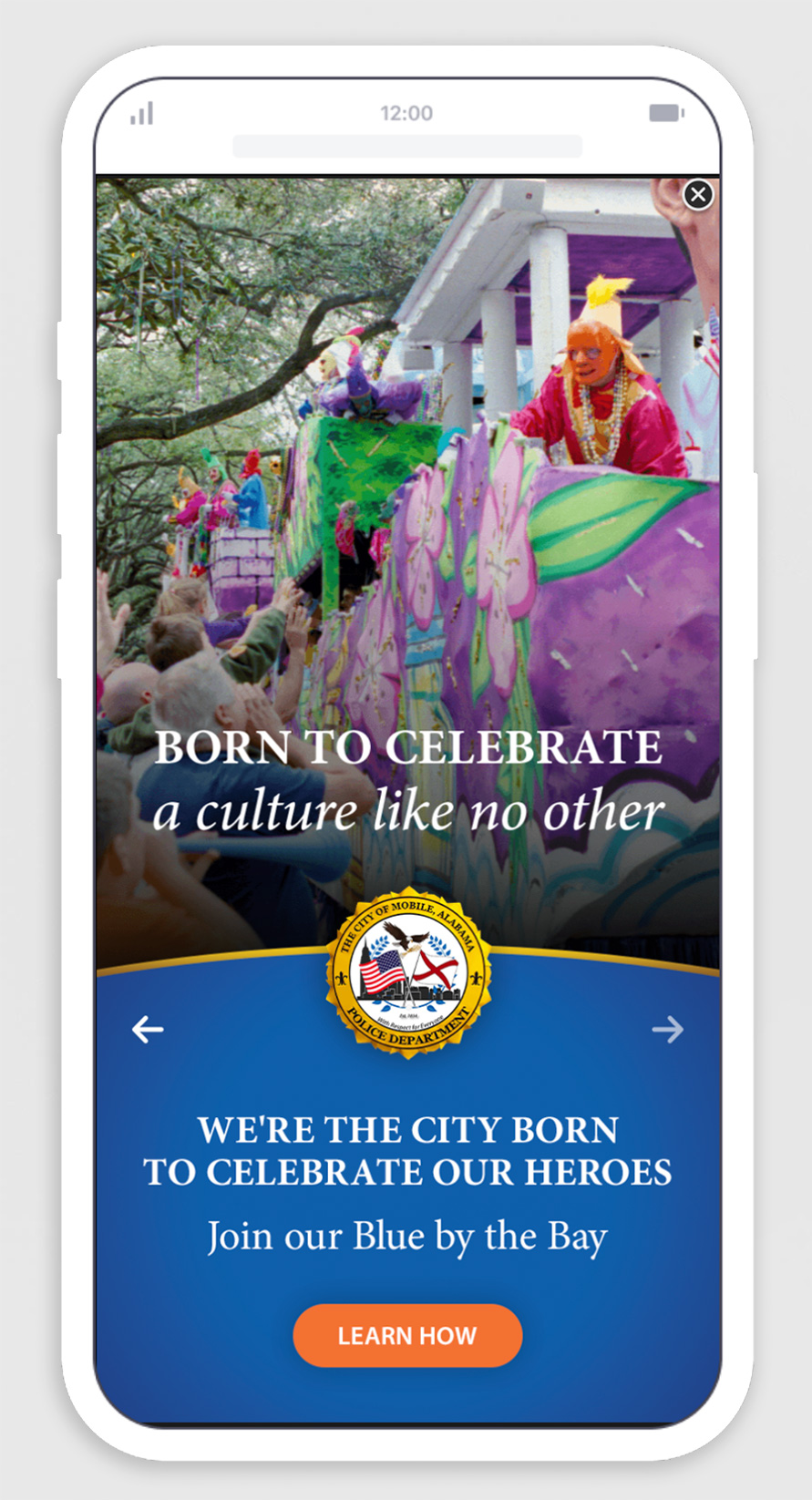 Native Ad – Mobile Police Department